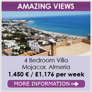 Short term Rentals in Mojacar, Costa de Almeria
