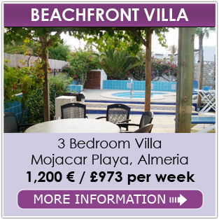 Short term Rentals in Mojacar, Costa de Almeria
