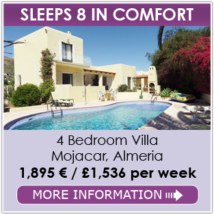 Short term Rentals in Mojacar, Costa de Almeria