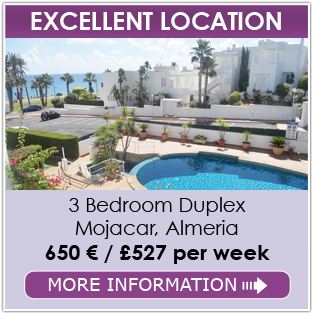 Short term Rentals in Mojacar, Costa de Almeria