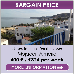 Short term Rentals in Mojacar, Costa de Almeria